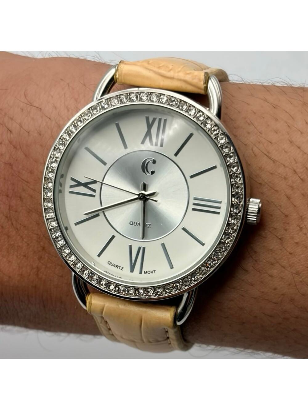 Silver & Cream Charming Charlie Watch